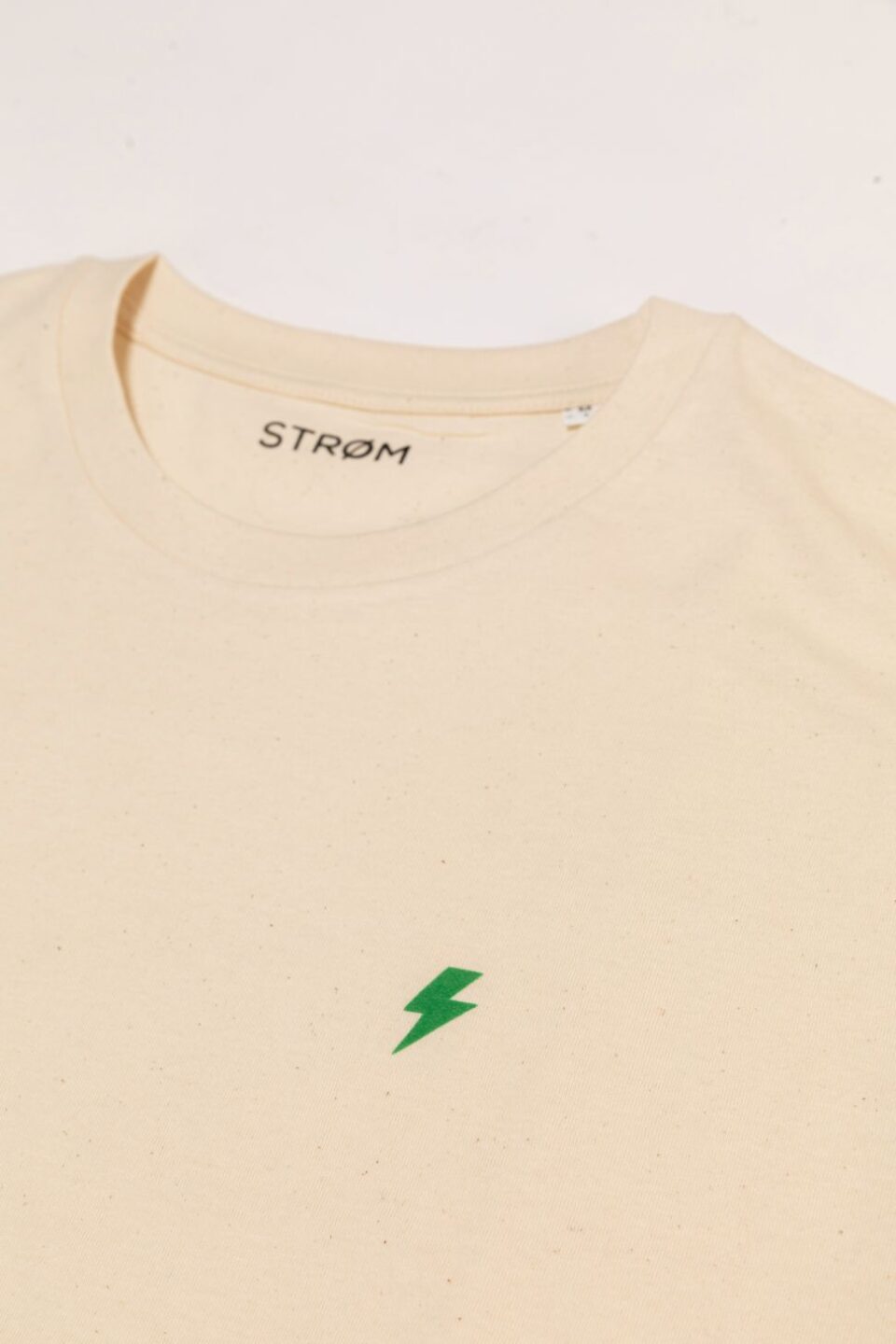 STROM-T-Shirt-Natural-Raw-Green-Lightning