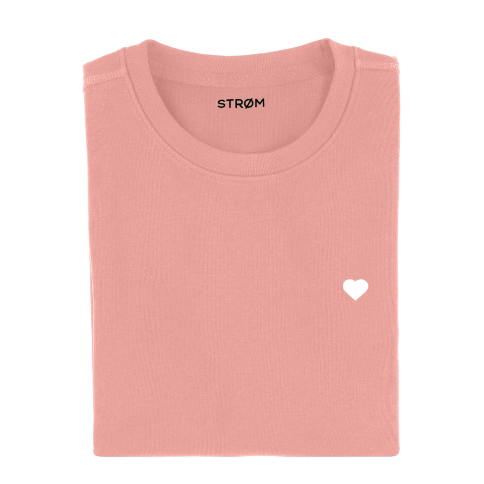 STROM - Mellow Rose - White Heart - Sweater