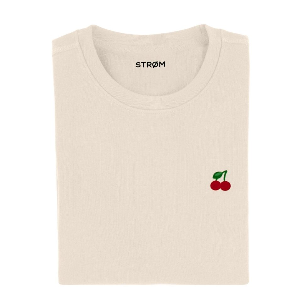 STROM - Natural Raw sweater - Cherry