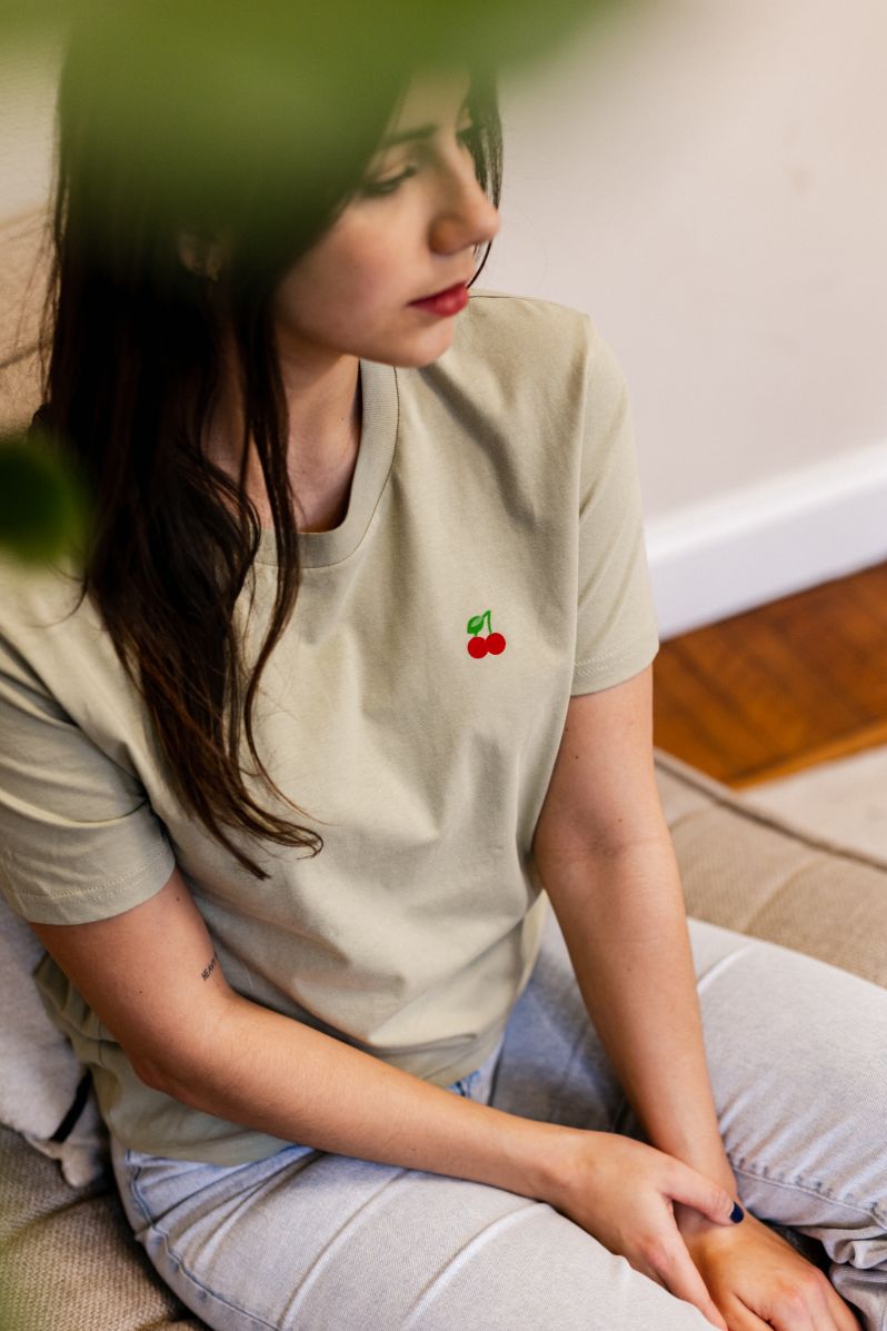 STROM - Sage Green Shirt - Cherry