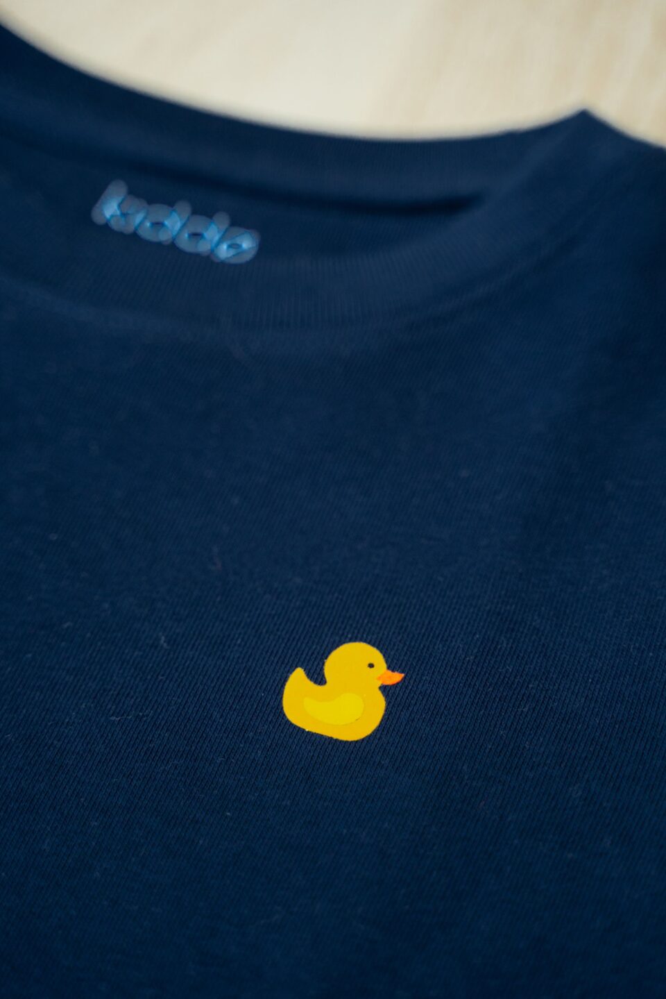 Kiddo_Kids Sweater_Minimal_Navy Blue_Yellow Duck