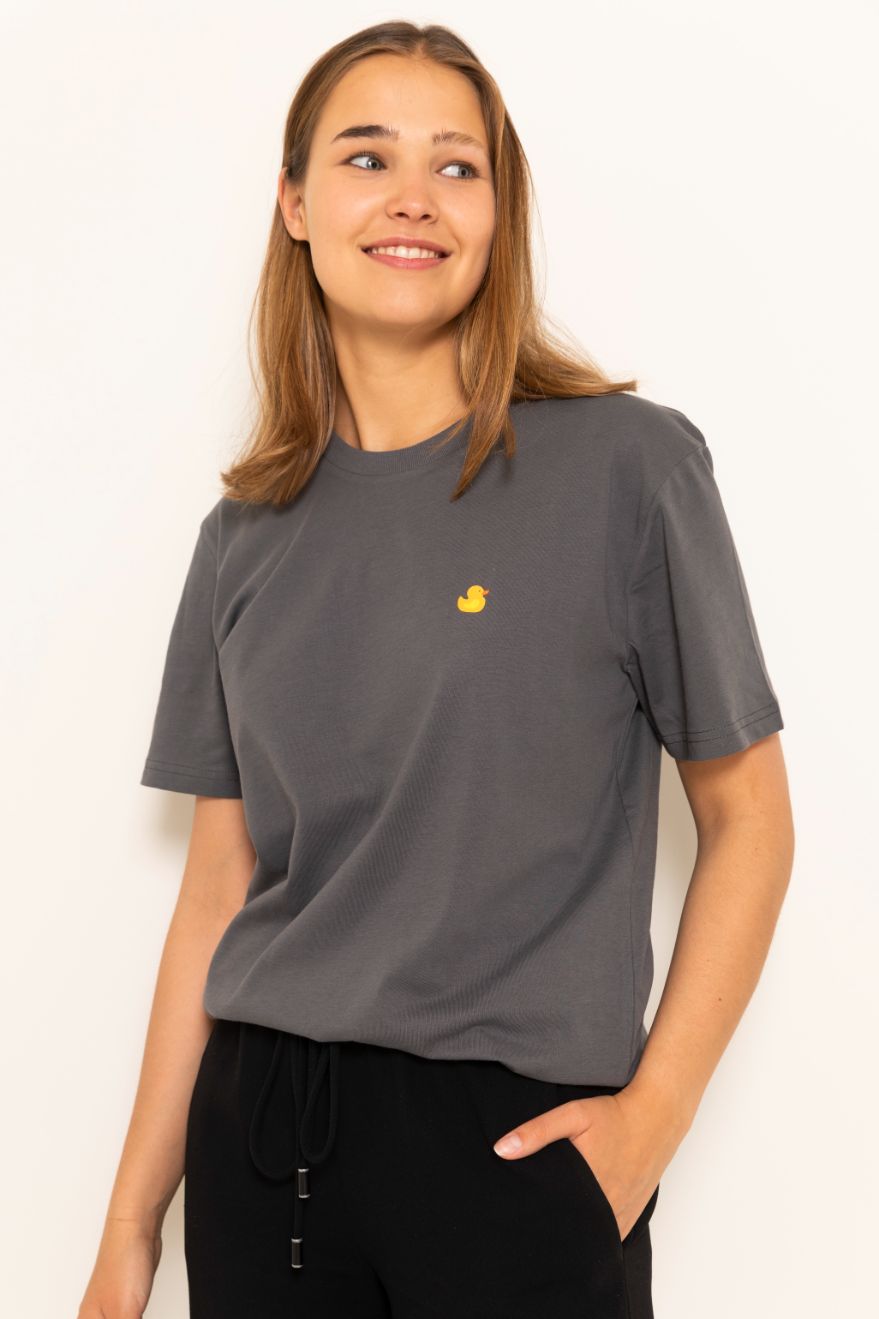 anthracite t-shirt duck