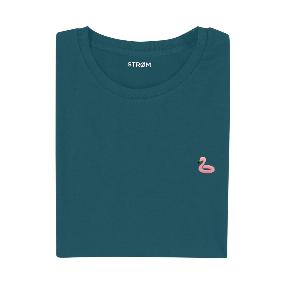 t-shirt-steel-blue-flamingo