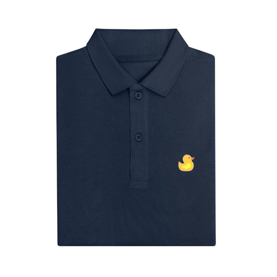 STROM-Clothing_Navy-Blue_Duck_Polo