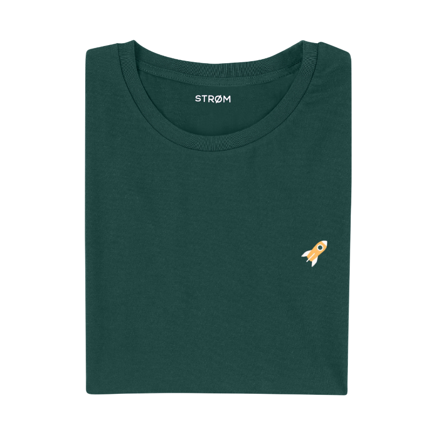 garden green / rocket t-shirt