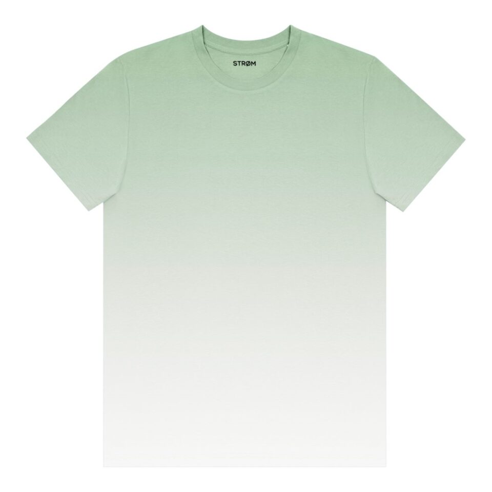 STROM Clothing_Basics_Gradient Green TShirt