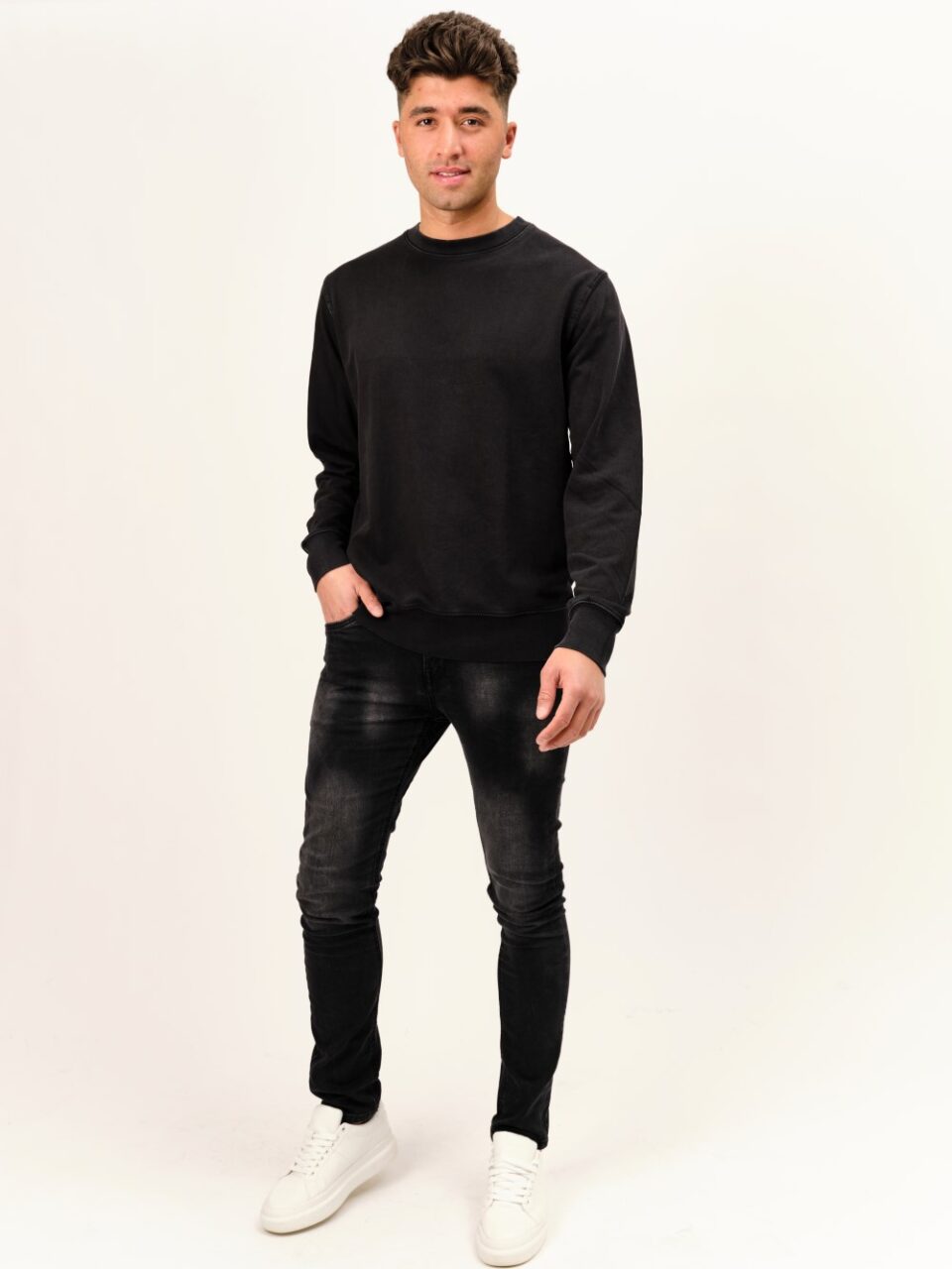 STROM Clothing_Basics_Washed Black Sweater